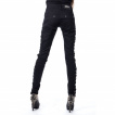 Pantalon femme noir  jambe faon corset CASEY - Vixxsin