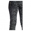 Pantalon femme noir  motif gris Amiria - Banned