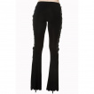 Pantalon legging pattes d'eph gothique noir style corset