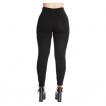 Pantalon leggings femme noir  chauve-souris ajoures - Banned