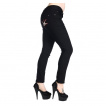 Pantalon noir femme  colombes tattoo - Banned