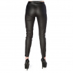 Pantalon noir à jambes rivetées - Banned