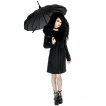 Parapluie gothique noir style pagoda - Restyle