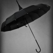 Parapluie gothique noir style pagoda - Restyle