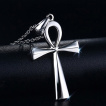 Pendentif croix gyptienne (nkh) en acier