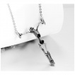 Pendentif gothique à squelette prisonnier oublié en acier