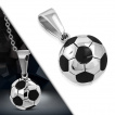 Pendentif homme acier petit ballon de football