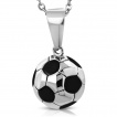 Pendentif homme acier petit ballon de football