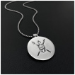 Pendentif homme acier soldat de Sparte