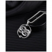 Pendentif homme Serpents entrelacs en acier