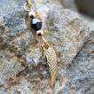 Piercing anneau captif pendentif aile d'ange