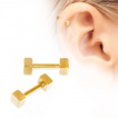 Piercing cartilage hlix plaqu or  cubes