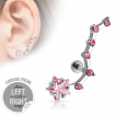 Piercing cartilage oreille à étoile filante