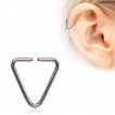 Piercing cartilage triangle acier