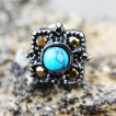 Piercing cartilage vintage  Turquoise