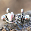 Piercing helix à bouclier coeur love