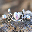 Piercing helix à bouclier coeur love