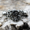 Piercing helix  lit de roses style vintage