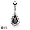 Piercing nombril  pierre taille en 