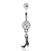 Piercing nombril  pendentif botte de cowgirl