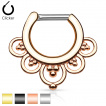 Piercing septum  anneaux perls