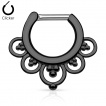 Piercing septum  anneaux perls