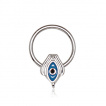 Piercing septum anneau captif oeil d'Horus