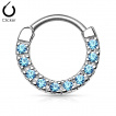 Piercing septum cerclé de strass