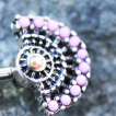 Piercing téton à éventails fantaisie