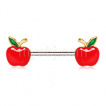 Piercing tton  pommes rouges