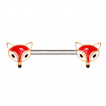 Piercing tton  ttes de renards rouges