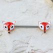 Piercing tton  ttes de renards rouges