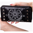 Pochette gothique noire  pentacle et symboles