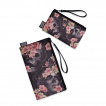 Pochette + Porte-monnaie  crane et fleurs de cerisier - Liquor Brand