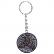 Porte cl mdaillon Runes et Triquetra en rsine (4,5cm)