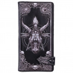 Portefeuille long à démon Baphomet en similicuir (18,5cm)