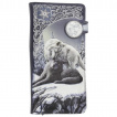 Portefeuilles long  relief  couple de loups dans la neige - Lisa Parker