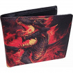 Portefeuilles protection RFID à Dragon débordant de lave