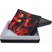 Portefeuilles protection RFID à Dragon débordant de lave