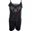 Pyjama léger à chauves-souris en coeur BAT'S HEART