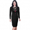 Robe de soire gothique BLOOD ROSE