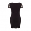Robe goth-rock Jawbreaker noire à motif pin-up marin