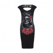 Robe goth-rock Jawbreaker noire 