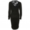 Robe longue gothique noire 