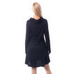 Robe noire à capuche et lacets à la taille - Innocent Lifestyle