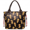 Sac à main Banned gothique noir à motifs poupées vaudous