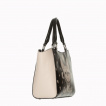 Sac à main gothique Banned noir et beige à déesse chat Bastet