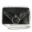 Sac à main gothique imitation alligator à spikes - Restyle