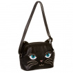 Sac à main noir à tête de chatte - Banned