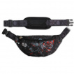 Sac banane goth-rock à rose incandescente